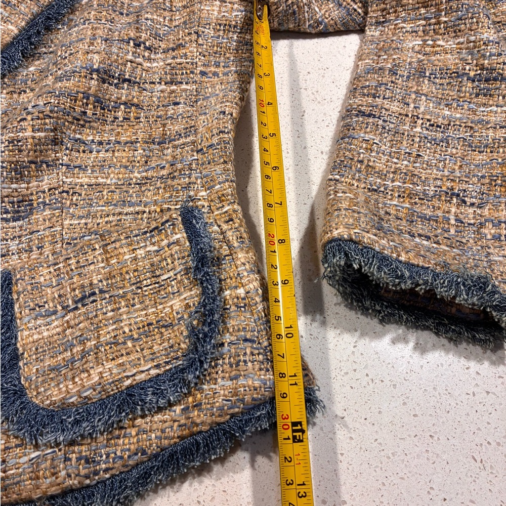 Tweed jacket Cache Chanel vibes Zara Lioness medium - Picture 11 of 13